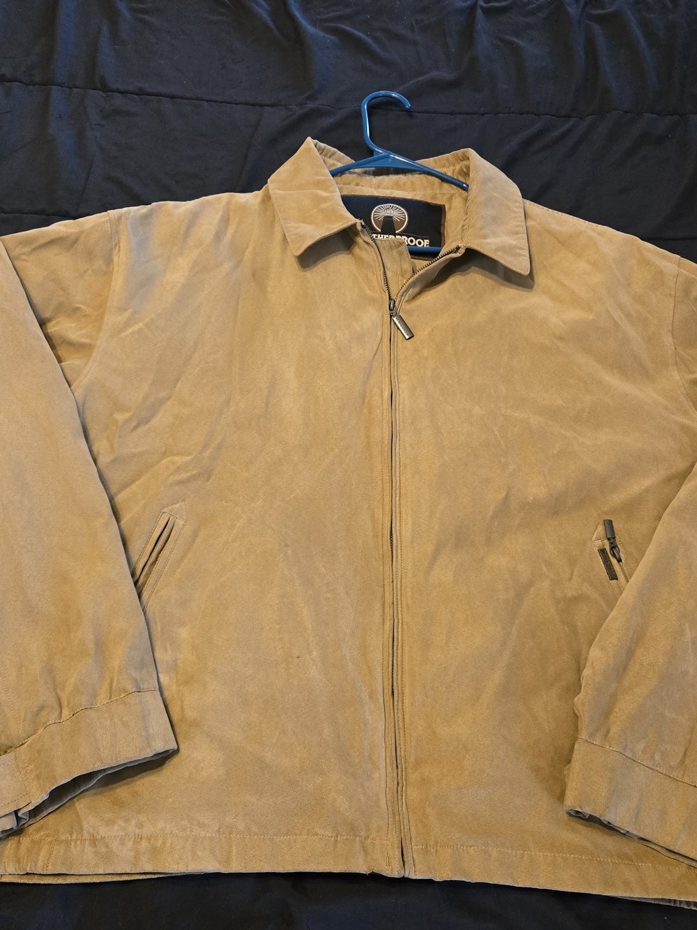Weatherproof Men's Tan Zip-Front Jacket XXL